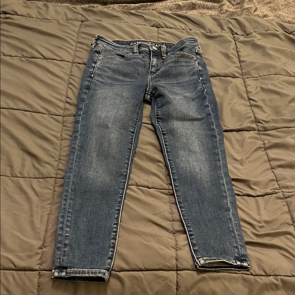 American Eagle Outfitters Blue Hi Rise Jegging Size 2XS  Jeans